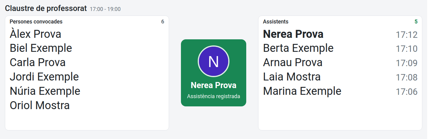 Pantalla del quiosc